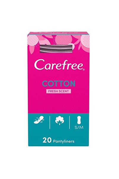 Carefree Απορροφητικό, Ανέμελο, Καθημερινό 20 τεμάχια Βαμβακερό