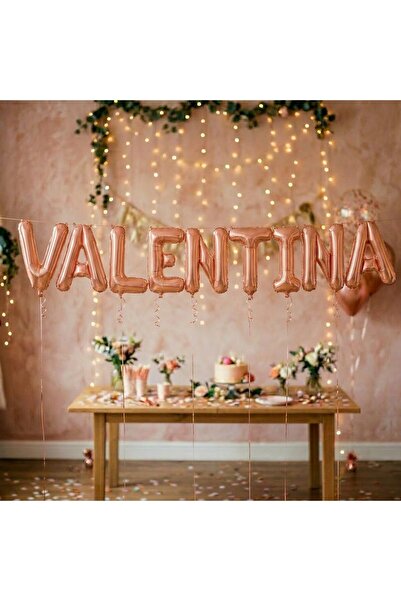 Flippy Baloane Folie Metalizate, Flippy, Set VALENTINA, Heliu sau Aer, Pai in...