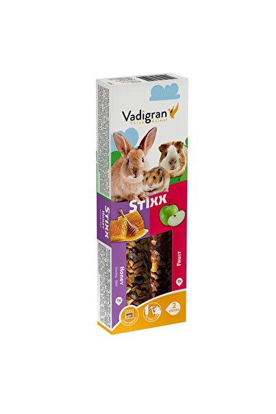VADIGRAN Stixx Rodents Honey & Fruit Στικς για Μικρά Τρωκτικά με Μέλι & Φρούτ...