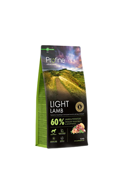 Profine Dog Light Lamb & Potatoes Ξηρά Τροφή Σκύλου με Αρνί & Πατάτα 12kg