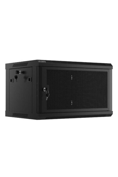 Lanberg metal cabinet, suspended rack, 19", 6U, 600x450mm, perforated doors, ...