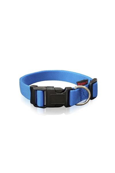 Pet Interest Plain Blue Περιλαίμιο Απλό Μπλε Large 2.5×47-70cm