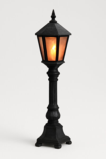GAME SHOT Dekoratif Aydınlatma Mumluk Viktorya Fener Direği Plastiktir. Tea L...