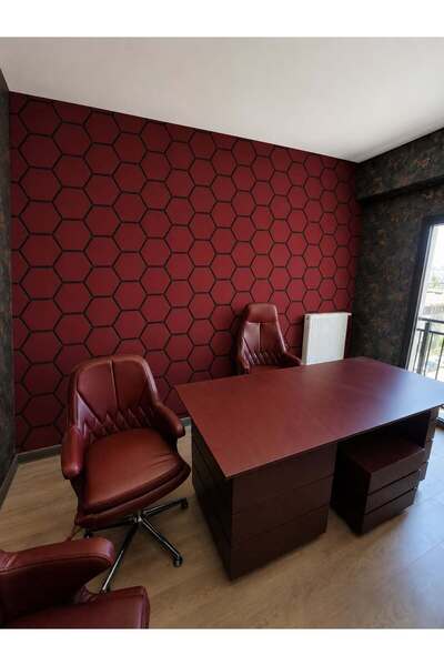 monolith stone Petek Akustik Panel Duvar Kaplama Paneli Suntalam Bordo 60x70 cm