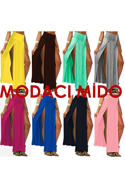 colezium Long Deep Slit Skirt
