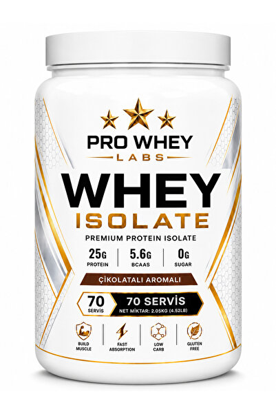 Genel Markalar Pro Whey Labs Whey Isolate Çikolatalı Aromalı 2050 g 70 Servis...
