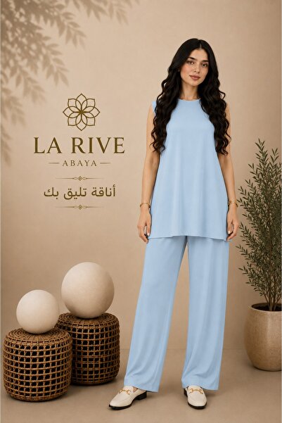 La Rive Classic La Rive Abaya Set – Serene Sky Blue