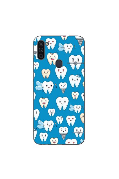 OEM Husa compatibila cu Samsung Galaxy A11 Silicon Gel Tpu Model Dentist Pattern