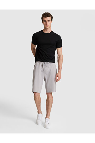 Pierre Cardin Gri Comfort Fit Örme Şort 50327867-VR024