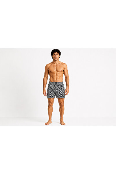 Black Arden Socks Tutku Erkek Boxer %100 Pamuklu Rahat Kesim Düğmeli Siyah Pe...