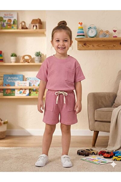 Defy Girl's Summer T-Shirt Shorts Set
