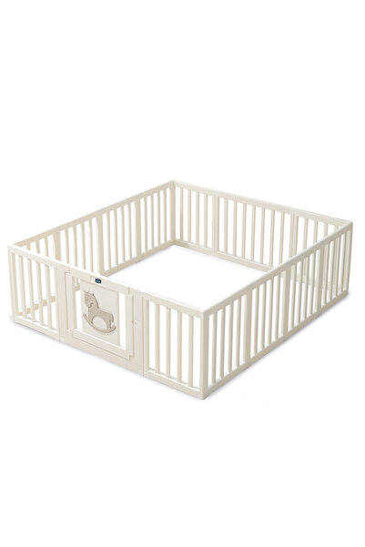 Little Story - Portable Playpen w/Door- Horse White