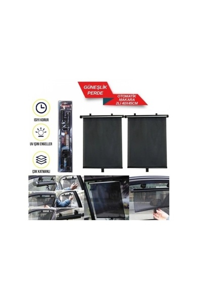 VİTEKSA Automatic Roller Side Window Curtain 2-Piece