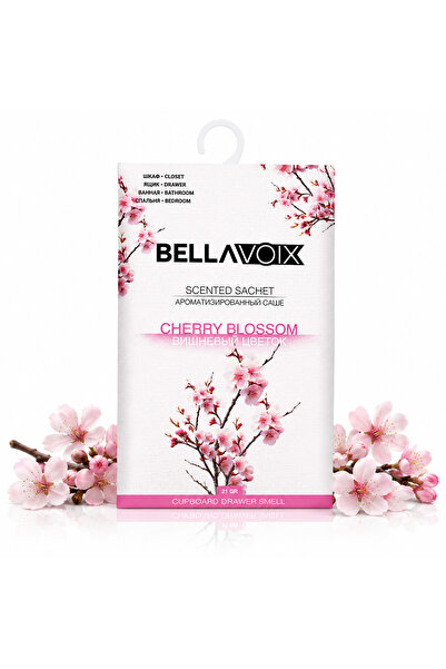 BELLAVOIX Odorizant dulap Cherry Blossom, plic parfumat cu agățător, 21 g