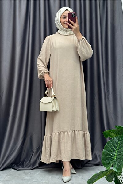 NİSUM MODA Belted Aerobin Dress