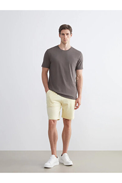LC Waikiki Yellow Standard Fit Men's Shorts