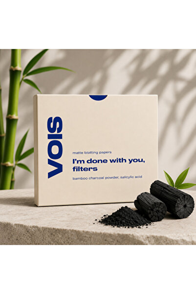 Genel Markalar VOIS Matte Blotting Papers Yağ Emici Yüz Kağıdı