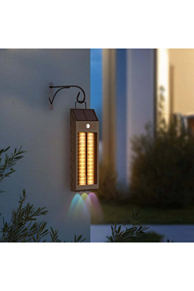 Vivendo Lampa solara LED 33 cm, senzor miscare, 3 moduri de lumina, panou sol...