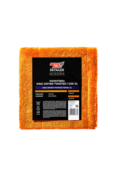 Moje Auto Prosop uscare Detailer King Dryer Twisted Towel, 60x90cm 1200GSM