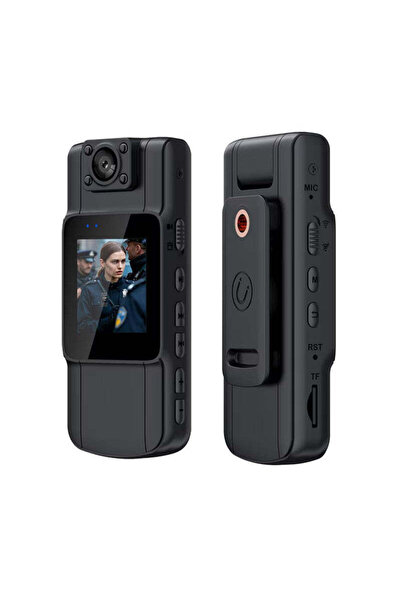 Vivendo Camera corporala Cam HD cu lentila rotativa,WiFi, Vedere Nocturna IR ...