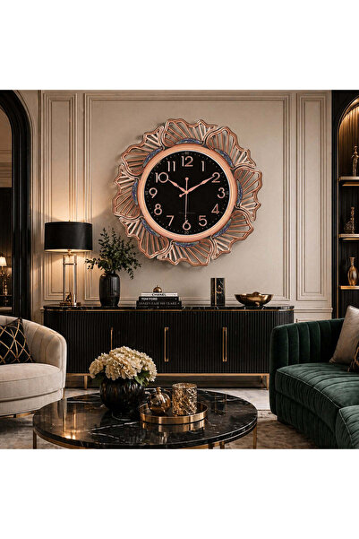 Vivendo Ceas de perete modern decorativ 57 cm design elegant cu cadran mare s...