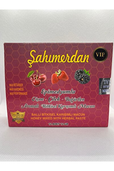 Şahmerdan ŞAHIMERDAN BİTKİSEL MACUNU TEK KULLANIMLIK STİCK 12 ADET