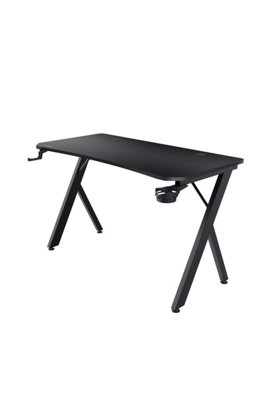 Trust Birou de gaming GXT 700 Omnius, Negru, Sarcină maximă 150 kg