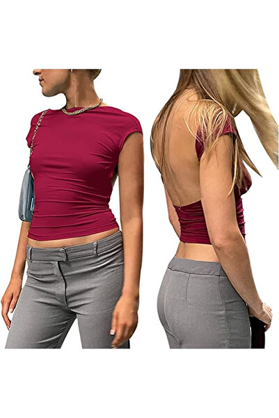 popiv Tricou cu spatele gol dama,