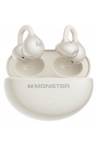 MONSTER Căști Bluetooth Handsfree AirClip AC200, TWS, Crem Deschis