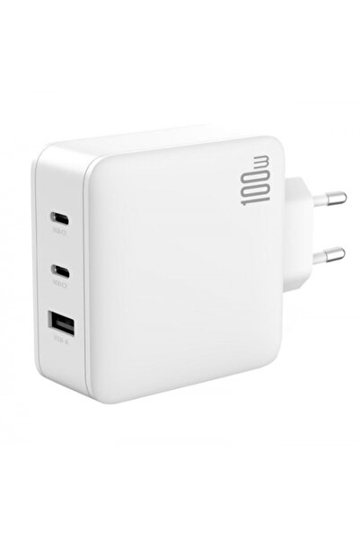 XO Design Incarcator Retea CE14, 100W, 3.25A, 1 x USB-A - 2 x USB-C, Alb