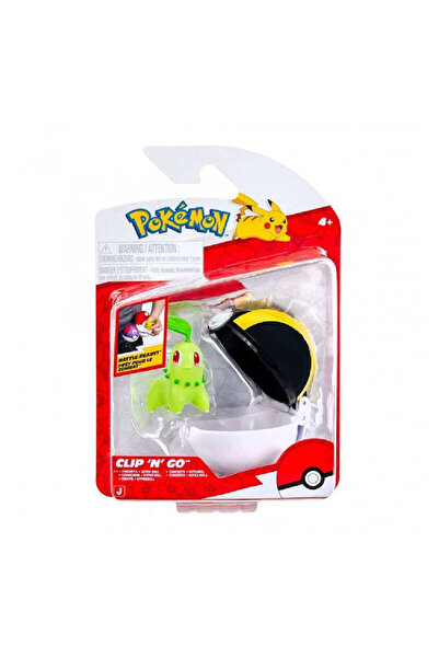 Pokemon Clip 'N' Go Poke Ball ve Chikorita Figür PKW4163