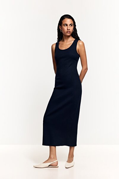 LEFTIES Ribana midi elbise