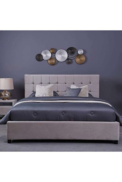 PAN HOME HERMONIA HEADBOARD VELVET BEIGE L-180 : H-125 CM