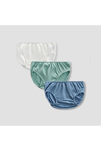 Juniors Set of 3, Cotton Boys Briefs with Frill Detail
