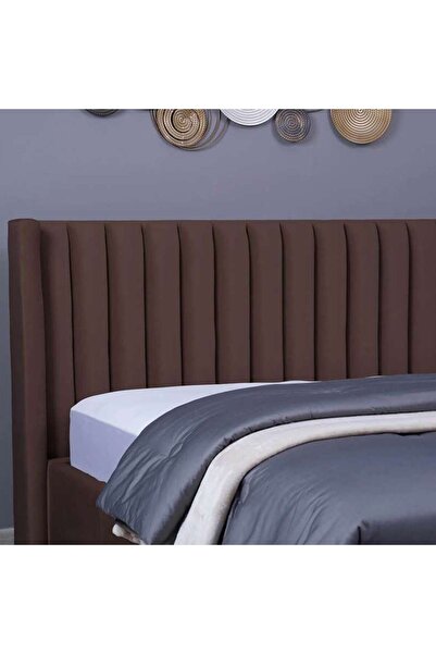 PAN HOME VENUS HEADBOARD VELVET BROWN L-180 : H-125 CM