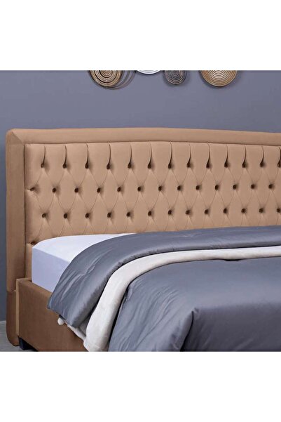 PAN HOME BIANCA HEADBOARD VELVET GOLD L-200 : H-125 CM