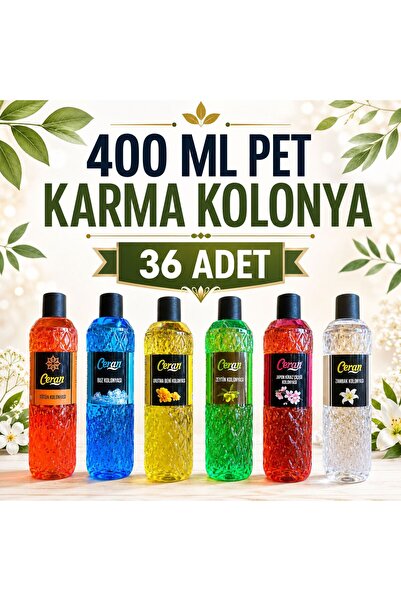 CERAN KOLONYA 400 ML KOLONYA 36 ADET KARMA KOLİ