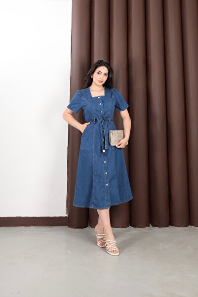 KEJAN TEKSTİL Kejan Kısakol Dress Tunic