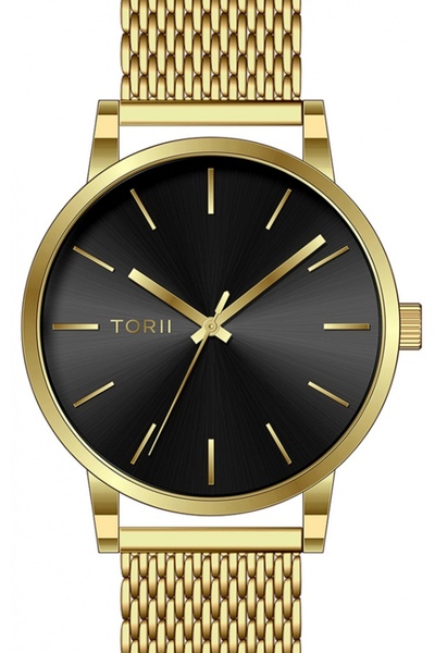 Torii G41GG.BG ceas clasic de modă auriu — unisex.