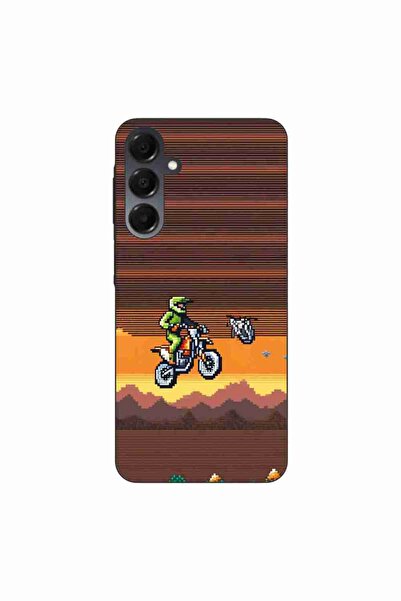 OEM Θήκη συμβατή με Samsung Galaxy A16 από σιλικόνη gel TPU με σχέδιο Pixel A...