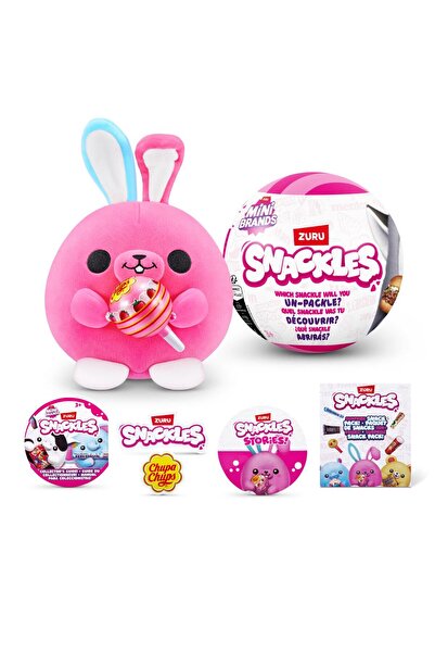 Snackles Jucarie de plus surpriza, Snackles, Mini Brands, S1 W2, 11 cm