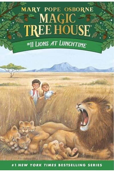 Random House USA الأسد في وقت الغداء في بيت الشجرة السحري 11، ورقية