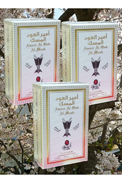 Al aqeeq 3 قطع عطر أمير العود والمسك 100 مل