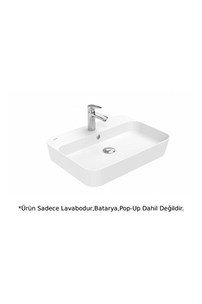 Creavit LP061 LOOP Tezgah Üstü İnce Lavabo 60 cm - Beyaz
