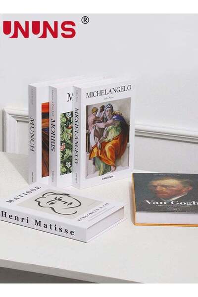 UNUNS 5 Pcs Decorative Books,Fake Books For Home Decor,Aesthetic Books For Ro...