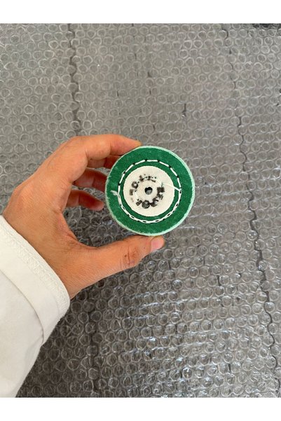 GBA Mini Yeşil Dikişli Parlatma Polisaj Kılağı Alma Keçesi - 5*60mm
