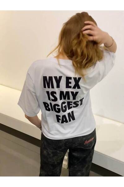 POPULUS My Ex Is My Biggest Fan Written Unisex T-Shirt