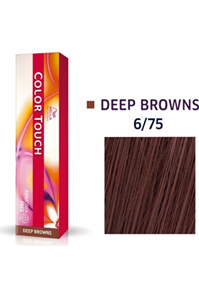 Wella Vopsea de păr semipermanentă Color Touch Deep Browns 6/75 60 ml