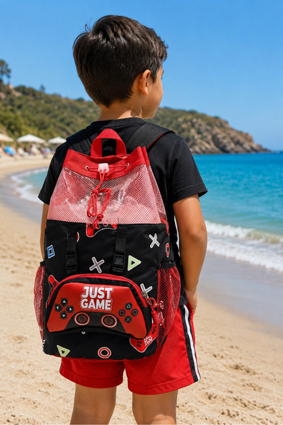Çınka Bags Patterned Luxury Daily Travel Backpack, Pool and Beach Bag