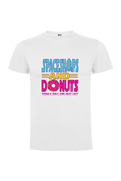 iLovePrints Donut Spaceship Tee Tshirt